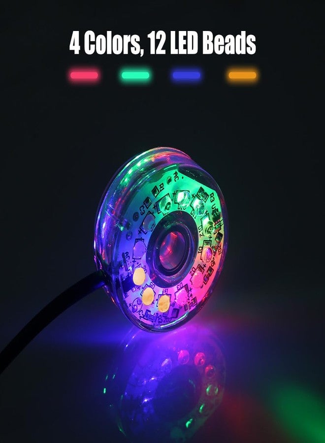 DONGKER LED Aquarium Light,Colorful Waterproof USB Fish Tank Lamp with Fixed Suction Cup for Aquariums Fish Tanks - Image 2
